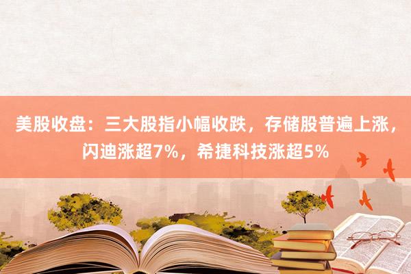 美股收盘：三大股指小幅收跌，存储股普遍上涨，闪迪涨超7%，希捷科技涨超5%
