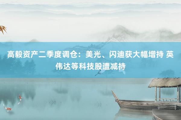高毅资产二季度调仓：美光、闪迪获大幅增持 英伟达等科技股遭减持